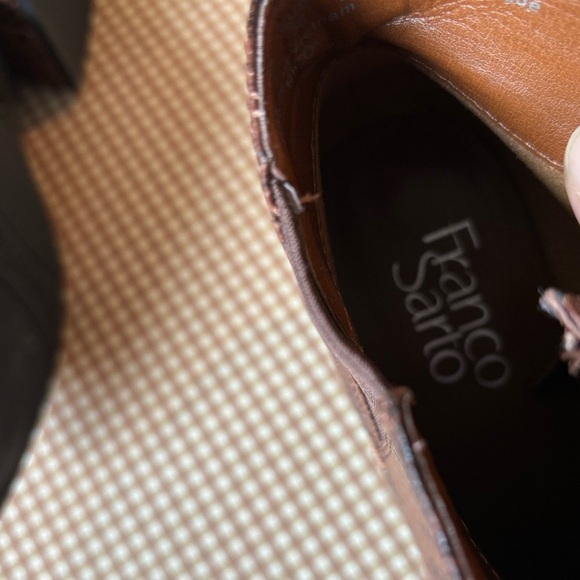 FRANCO SARTO "Nico" boot in Espresso Snake Print short boots booties. Size 6 - Picture 14 of 14